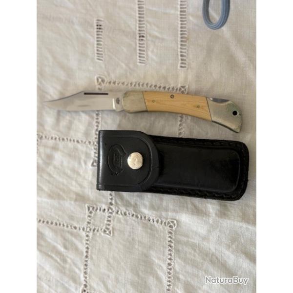 COUTEAU PLIANT C. SCHLIEPER AVEC ETUI