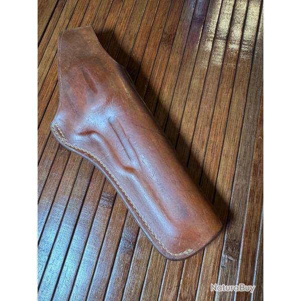 BEAU HOLSTER EN CUIR M31 COMBAT FABRICATION FRAN�AISE SOLIDE BON �TAT