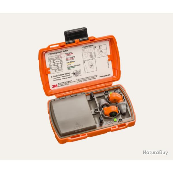 KIT DE PROTECTION AUDITIVE 3M PELTOR LEP200 - ORANGE