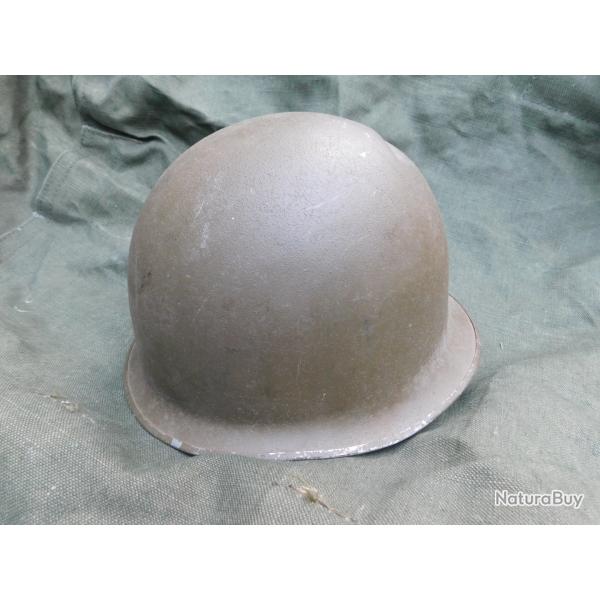 INDOCHINE : CASQUE MODELE 1951 DATE 1953 + SOUS-CASQUE DATE 1970