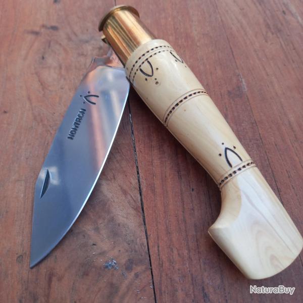 Gros Couteau NONTRON SABOT Manche en Buis