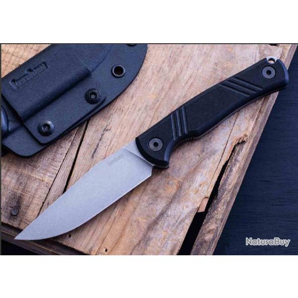 Couteau Kershaw Pack Mule Lame Clip Point Acier N690 Manche G10 Etui Kydex USA KS1089