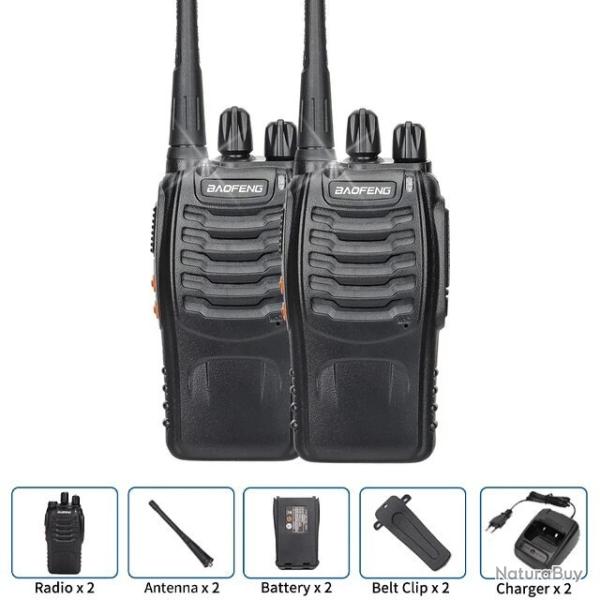 2x radios baofeng bf-888s - LIVRAISON GRATUITE