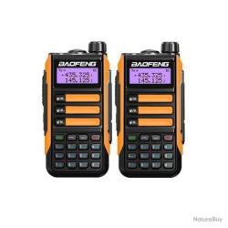 2x radios baofeng uv-16 pro - orange - LIVRAISON GRATUITE