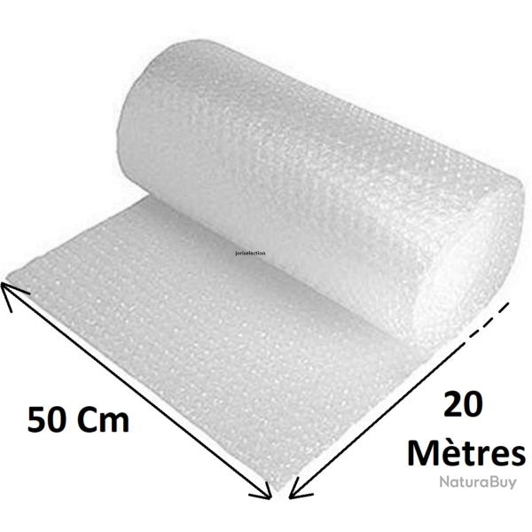 Rouleau De Papier Bulle 50cm Larg x 20 mtres Long Film Protecteur Emballage