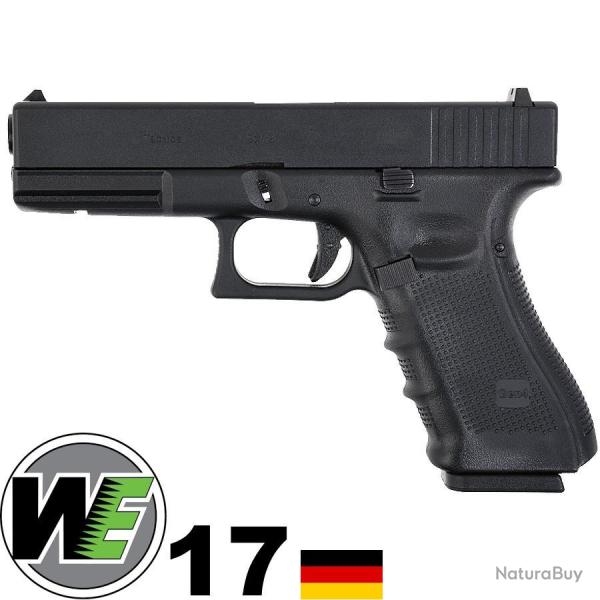 Pistolet airsoft gaz WE R17 Gen4, GBB, DE flag - Type Glock 17