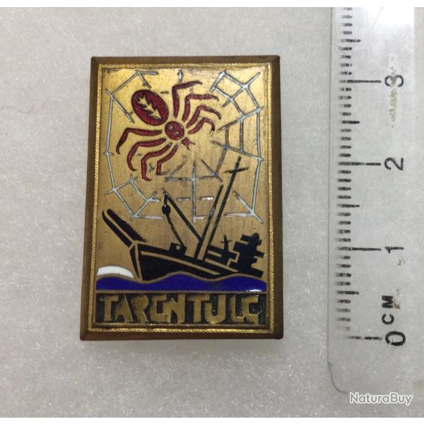 FRANCE MARINE - INSIGNE Mouilleur de Filets TARENTULE. Fab. DRAGO PARIS BERANGER