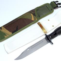 Baïonnette ORIGINALE SA80 L85 de l'armée britannique avec fourreau de cérémonie + porte fourreau N6