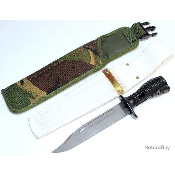 Ba�onnette ORIGINALE SA80 L85 de l'arm�e britannique avec fourreau de c�r�monie + porte fourreau N6