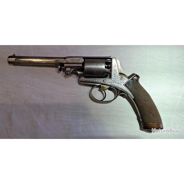 Rare et authentique rvolver Dean Adams & Deane modle 1851 calibre 450  percussion double action