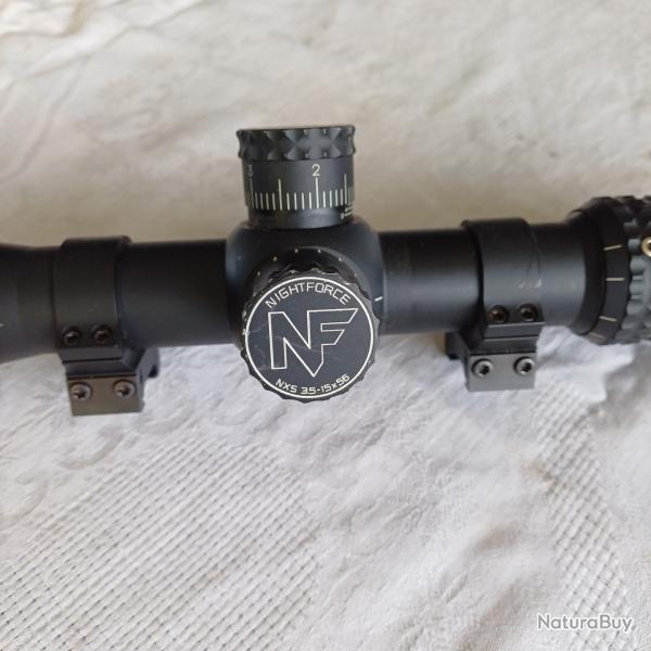 Lunette de tir Nightforce NXS 3,5x15-56 r�ticule lumineux