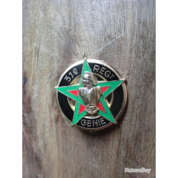 insigne  31� r�giment bataillon du g�nie  / drago paris