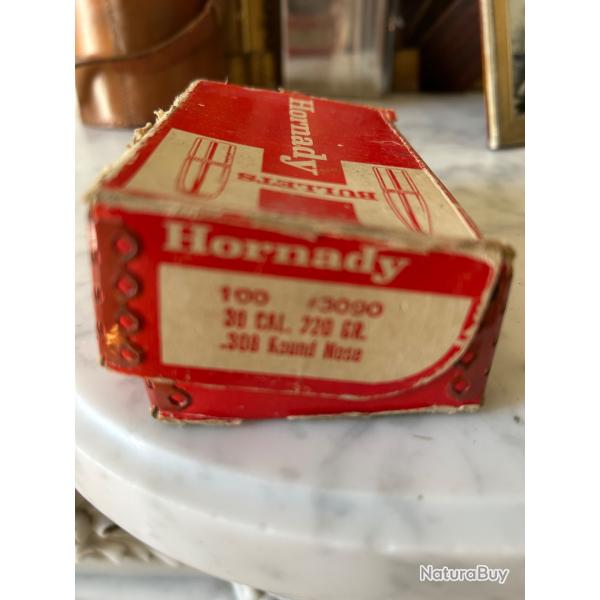 Ogives Hornady calibre 30 220 grains.308 round nose