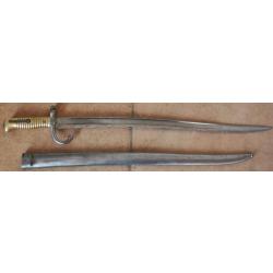 rare ba&iuml;onnette Chassepot fabrication allemande du contrat CAHEN