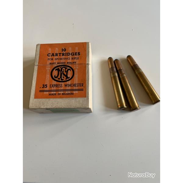 3 cartouches en .35 express winchester ou 35 winchester
