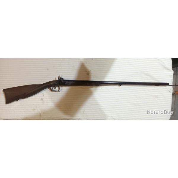 Ancien fusil juxtapos poudre noire