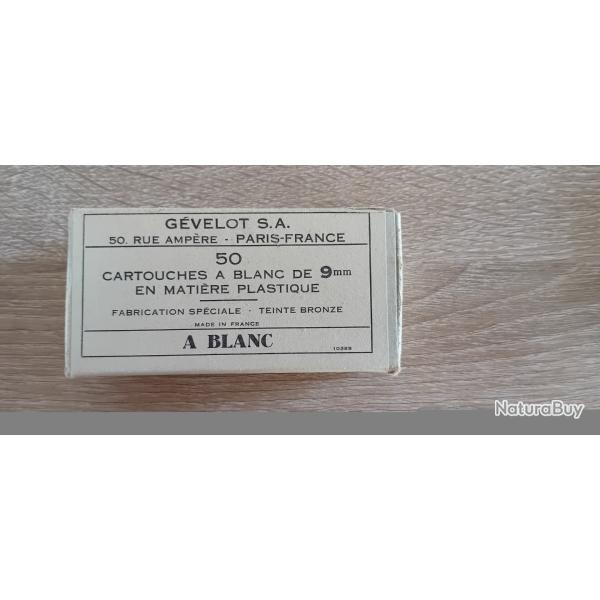 Boite cartouche  blanc 9mm