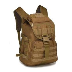 Sac &agrave; Dos Tactique 40L Robuste et Etanche Con&ccedil;u pour la Chasse Camping randonn&eacute;e et voyages Kaki