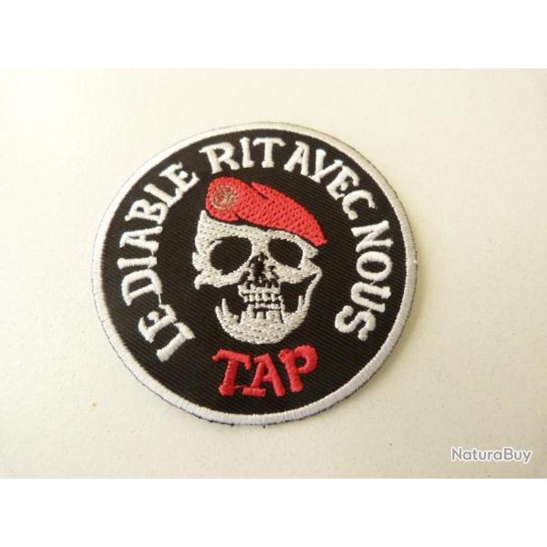 INSIGNE TISSU "LE DIABLE RIT AVEC NOUS"