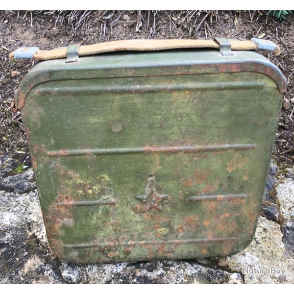 WW2 Caisse vide de munitions Mitrailleuse Sovitique Maxim Vide URSS Russie