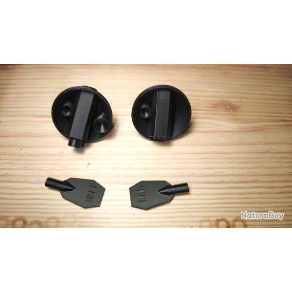 Lot de 2 Tambours pour doseuse automatique Lee - Small & Large Case - impression 3D