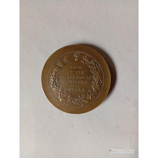 Medaille Bronze Par Daniel Dupuis / Offert Par Le Ministre De La Guerre.