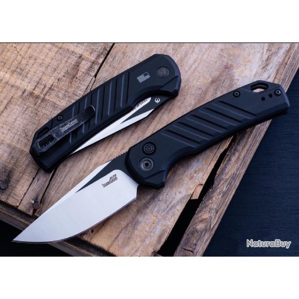 Couteau Automatique Kershaw Launch 23 Lame Acier CPM-154 Manche Alu Push Button USA KS7305