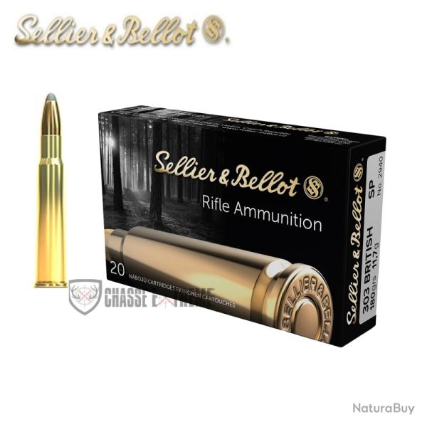 20 Munitions S&B cal 303 British 180Gr SP