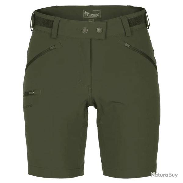 Short Extensible pour Femme Kaki Abisko Pinewood