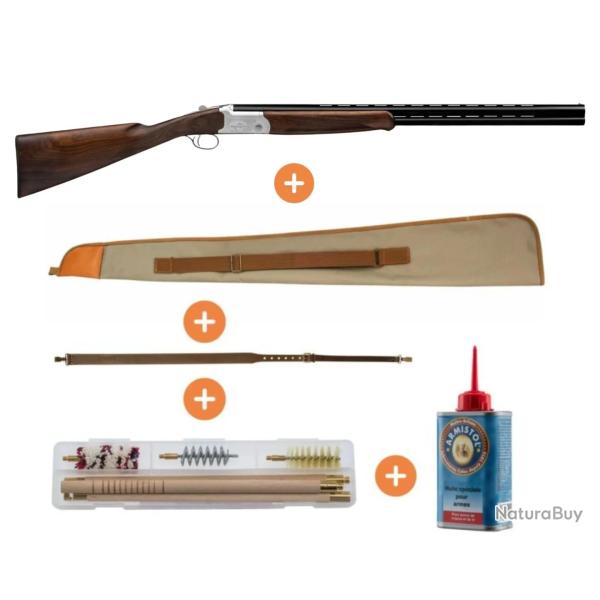 Pack Fusil Yildiz Superpos Calibre 20 Crosse Anglaise