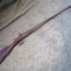 &eacute;pave fusil de chasse &agrave; percussion