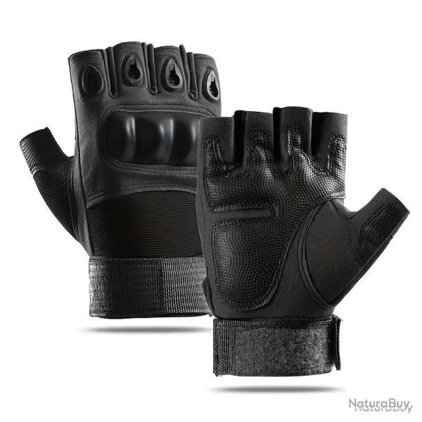 Mitaines tactiques noires - livraison gratuite
