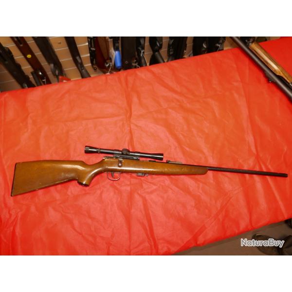 Carabine 22lr Albrecht King cal 22lr avec petite lunette WEAVER 22-TIP-OFF