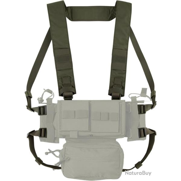 Harnais en h pour chest rig tactique mk3 mk4 - vert - LIVRAISON GRATUITE