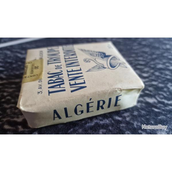 Collection Tabac de troupe guerre d'Algrie 20g Cigarettes