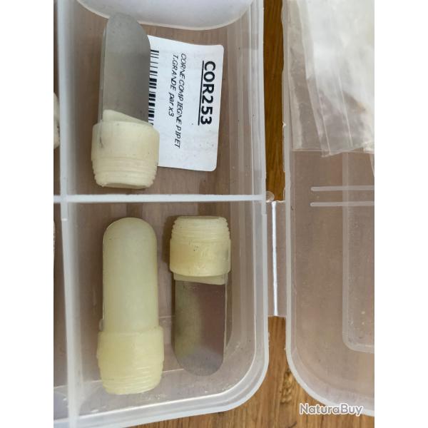 Pipet de corne grand modle plastique  viser