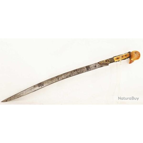 SABRE YATAGAN DES BALKANS ART TURC DEBUT XIX� Collection XIX eme