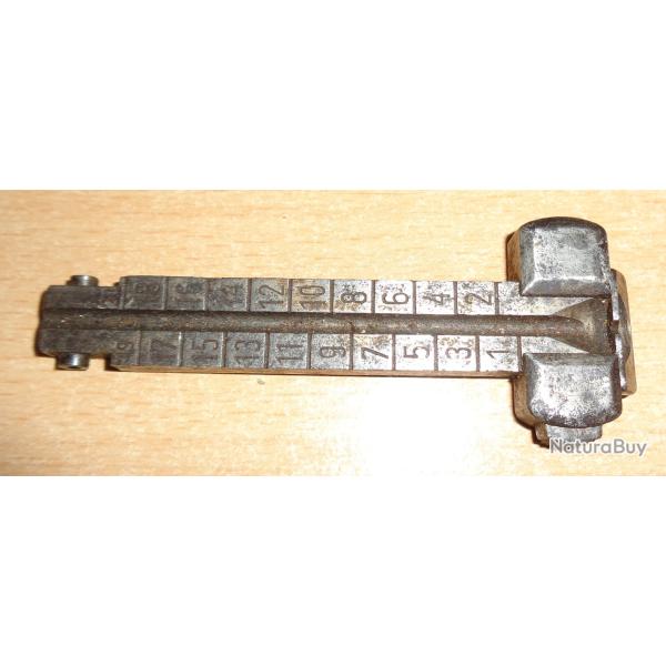 planchette de hausse 98 k reversible