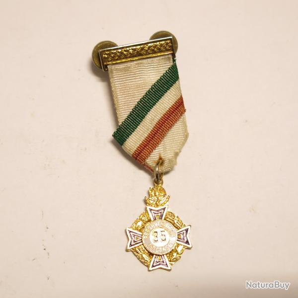Croix de persvrance 35 ans arme Mexicaine Rf bo 42
