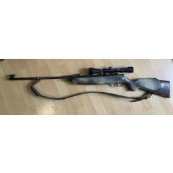 Carabine air comprimé WEIHRAUCH 80 - 4,5 mm + de 20 Joules - avec lunette LENSOLUX