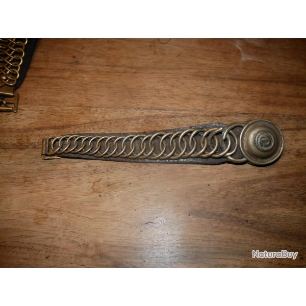 Jugulaire  chainette de casque de cuirassier ou dragon 1858 ?