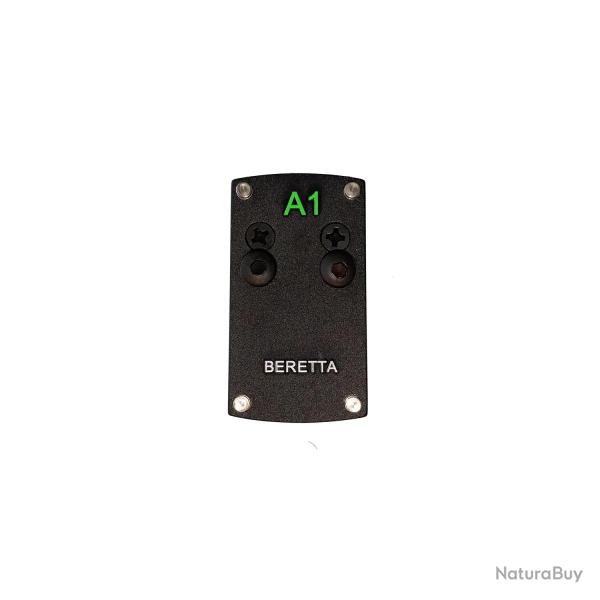 Plaque adaptateur Professor-Optiken pour point rouge 1x17x24 Beretta 92