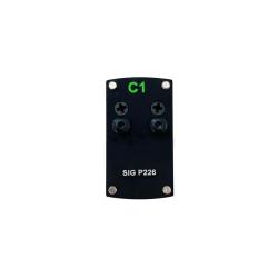 Plaque adaptateur Professor-Optiken pour point rouge 1x17x24 SIG P226