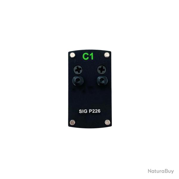 Plaque adaptateur Professor-Optiken pour point rouge 1x17x24 SIG P226