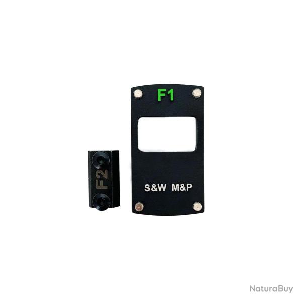 Plaque adaptateur Professor-Optiken pour point rouge 1x17x24 Smith&Wesson M&P