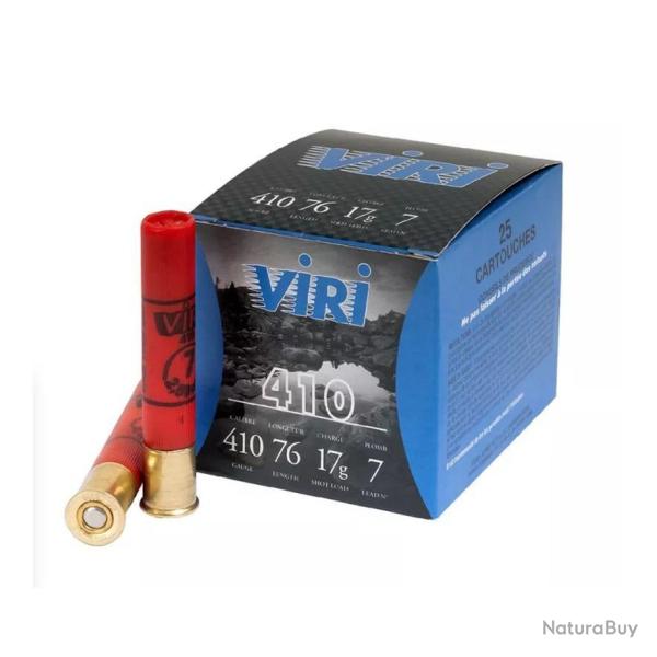 Vente flash ! Lot de 125 cartouches VIRI - Cal. 410 17G BJ