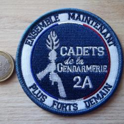 &eacute;cusson collection militaire cadets de la gendarmerie insigne tissu