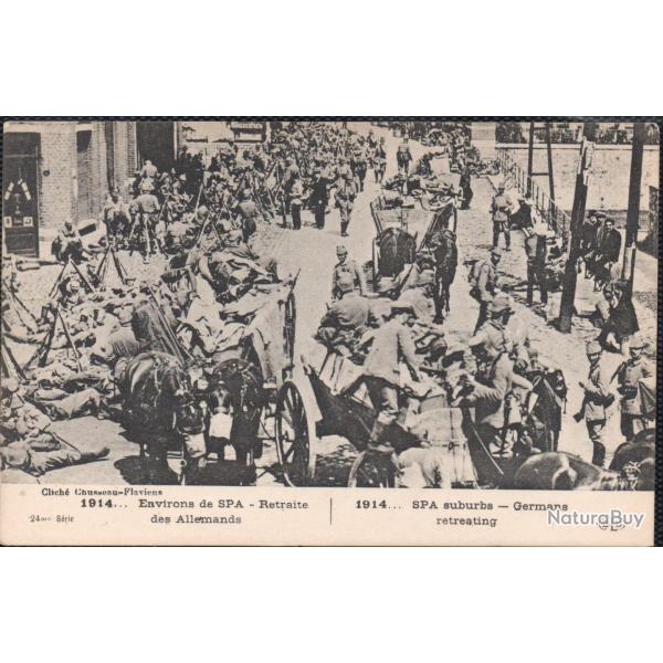 Carte - Guerre 1914 - Environs de SPA - Retraite des Allemands N�1575