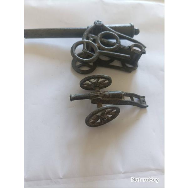 Lot de 2 canons en plomb