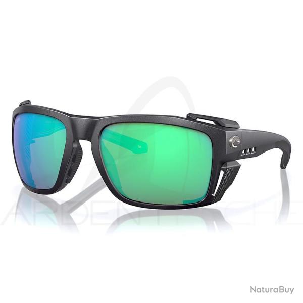 Lunettes polarisantes COSTA DEL MAR King tide 8 Black Green mirror 580G